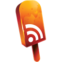 feed, subscribe, Ice, Rss Black icon