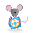 officemouse, Float Black icon