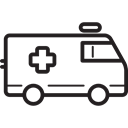 hospital, Automobile, transport, Health Clinic, vehicle, Health Care Black icon