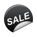 sale, Black, sticker DarkSlateGray icon