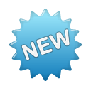 new, Blue, Label SteelBlue icon