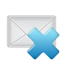 delete, envelop, Letter, Email, Message, remove, mail, Del Gainsboro icon