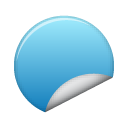 sticker, Blue SkyBlue icon