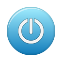 Blue, power SteelBlue icon