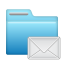 Email, Letter, Message, mail, envelop, Folder SkyBlue icon