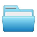 Folder, open SkyBlue icon