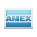 credit, card, Amex SteelBlue icon