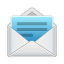 open, Message, Letter, mail, Email, envelop Gainsboro icon
