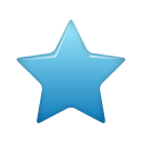 Full, bookmark, Favourite, star SkyBlue icon
