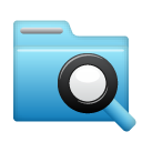 Find, Folder, search, seek SkyBlue icon