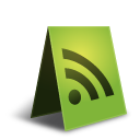feed, subscribe, Rss YellowGreen icon