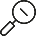Zoom Lens, search, Searching, detective, magnifying glass Black icon