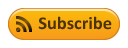 subscribe, Rss, feed, button Orange icon