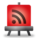Rss, feed, subscribe Crimson icon