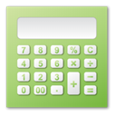 calculator, Calc, calculation, green DarkKhaki icon