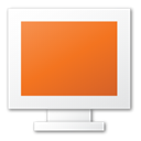 Display, screen, monitor, Computer, red Chocolate icon