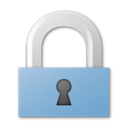 Blue, security, Lock, locked Black icon