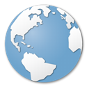 Blue, planet, internet, earth, globe, world CornflowerBlue icon