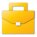 yellow, suitcase Gold icon