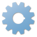 Blue, Gear SkyBlue icon