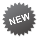 new, Label DimGray icon