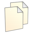 File, document, Duplicate, paper, Copy Cornsilk icon