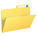 open, Folder Khaki icon