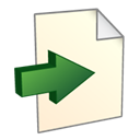 document, File, paper, Export Black icon