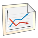 graph, chart, line WhiteSmoke icon