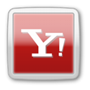 Social, social network, yahoo, social media Firebrick icon