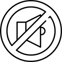 technology, Volume Adjustment, Volume Control, Mute, cancel, sound Black icon