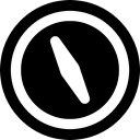 north, Cardinal Points, directional, Orientation, south, Direction Black icon