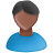 member, Human, people, Black, user, male, Man, profile, person, Account, Blue Icon