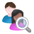 profile, people, search, seek, Account, Find, Human, user DarkSlateGray icon