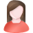 profile, people, Account, person, member, Female, Human, woman, White, user Icon