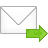 Message, Forward, mail, Letter, envelop, Email, correct, right, next, Arrow, ok, yes, send Icon