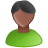 people, profile, Human, user, green, member, person, male, Black, Man, Account Icon
