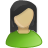 green, member, olive, profile, people, Account, person, user, Human, woman, Female DarkSlateGray icon