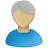 person, user, people, grey, profile, Account, Blue, olive, Man, male, member, Human SteelBlue icon