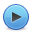 button, Blue, play CornflowerBlue icon