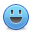 funny, Emoticon, Blue, Emotion, Fun, happy, smiley, Face, smile Icon