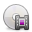 disc, movie, Cd, Disk, video, film, save DarkGray icon