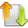 File, transfer, paper, document LightGray icon