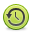 green, button, backup, time machine DarkKhaki icon
