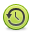 green, button, backup, time machine Icon