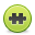 green, plug in, button Khaki icon