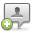Misc, Account, Add, people, Comment, Chat, plus, Human, user, speak, talk, profile Black icon