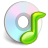 music OliveDrab icon