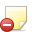 Del, Note, remove, delete LemonChiffon icon
