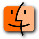 Finder OrangeRed icon